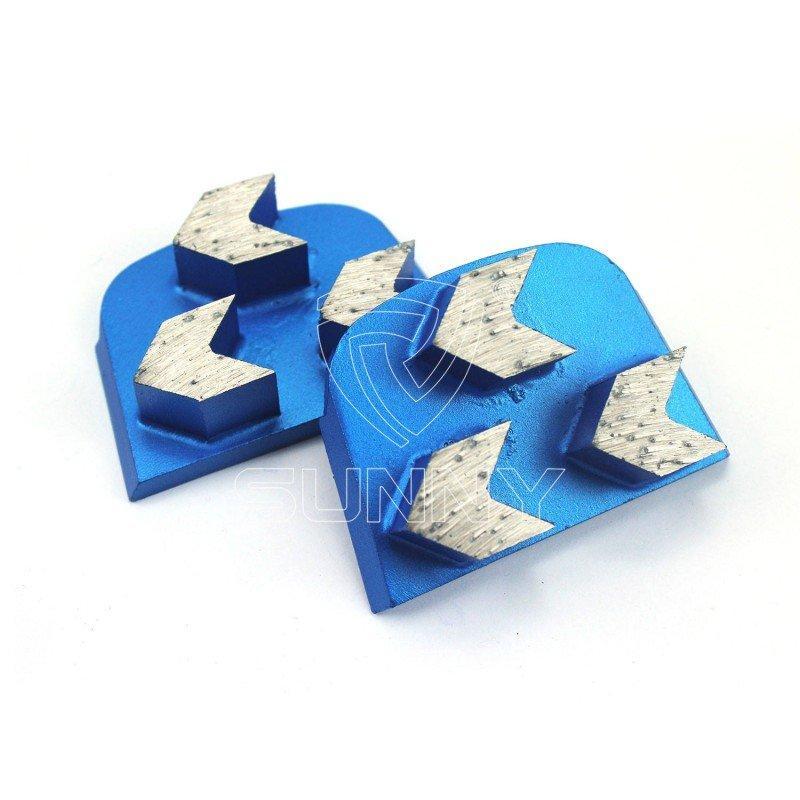 Инструменты для шлифовки бетона со сменными сегментами 30#-200# (арт. 25-19083429)