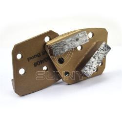 Сегменты для шлифовки бетона с алмазным покрытием высокой эффективности (арт. 25-19083521)