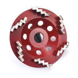 Алмазный шлифовальный круг 6 сегментов для бетона 30-150# (арт. 25-19083539)