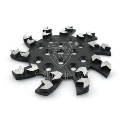 Алмазный шлифовальный диск 250мм 20 сегментов для бетона (арт. 25-19083581)