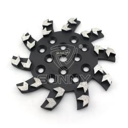 Алмазный шлифовальный диск 250мм 20 сегментов для бетона (арт. 25-19083581)