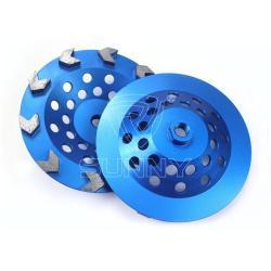 Алмазный шлифовальный круг 7" 10 сегментов 30#-150# для бетона (арт. 25-19083585)