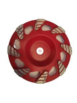 Алмазный шлифовальный круг 5" 7 сегментов зерно 30#-120# (арт. 25-19083626)