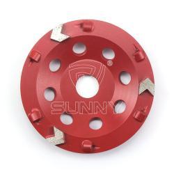 Алмазный шлифовальный круг 125мм 3 сегмента для бетона (арт. 25-19083635)