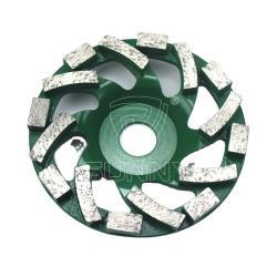 Круг шлифовальный алмазный 16 сегментов для бетона (арт. 25-19083638)