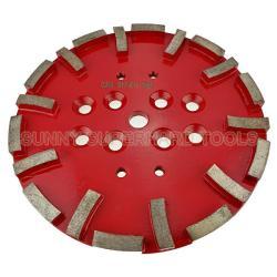 Пластина шлифовальная алмазная 250мм для бетона (арт. 25-19083652)