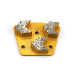 Алмазные шлифовальные трапециевидные башмаки 3 сегмента для бетона (арт. 25-19083687)