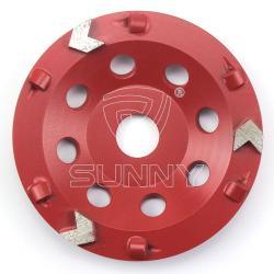 Круг алмазный шлифовальный 7 дюймов 3 сегмента для бетона (арт. 25-19083712)