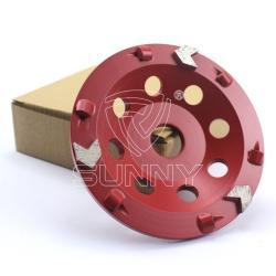 Круг алмазный шлифовальный 7 дюймов 3 сегмента для бетона (арт. 25-19083712)