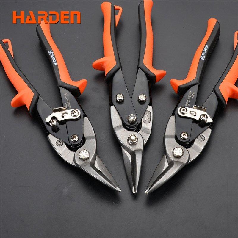 Ножницы авиационные левые HARDEN 10 CRV для резки жести (арт. 25-19084318)