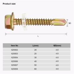 Винт из нержавеющей стали A2-70 4.8мм шестигранный (арт. 25-19084376)