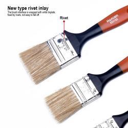 Кисти для стен высококачественные 3шт с пластиковой ручкой (арт. 25-19084425)