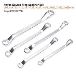 Набор гаечных ключей HARDEN 10 шт. CRV двойной кольцевой (арт. 25-19084447)