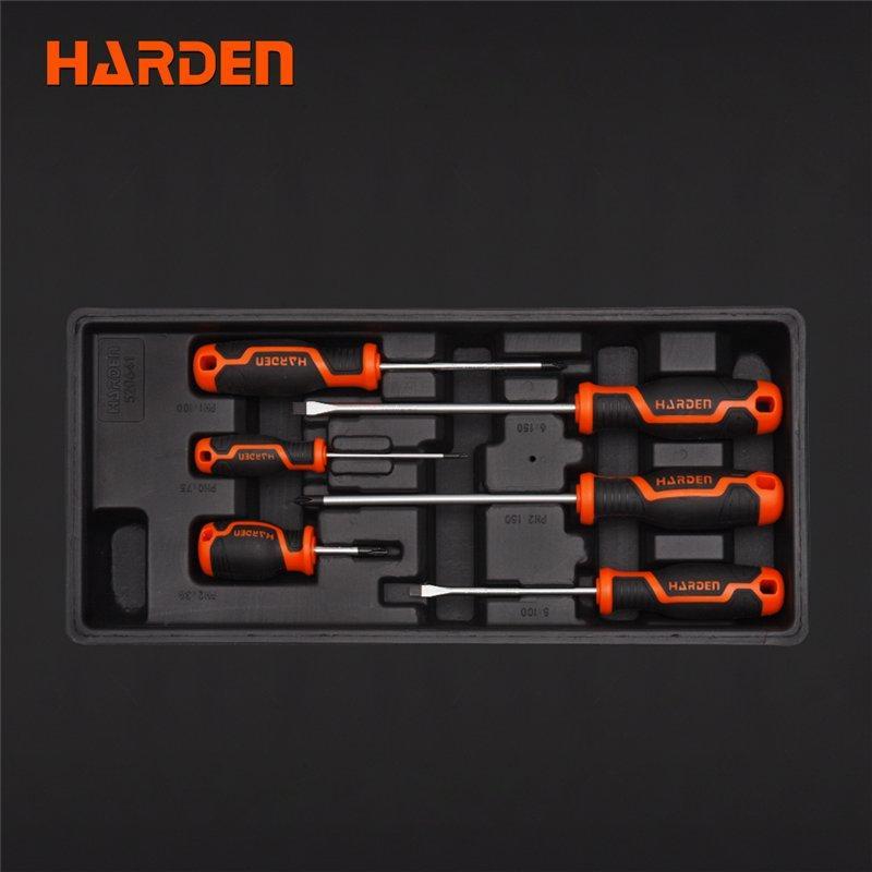 Набор отверток магнитных 6 шт CRV HARDEN Tools (арт. 25-19084584)