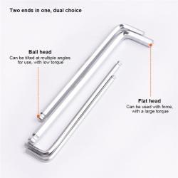 Набор шестигранников HARDEN 9 шт. метрический с шаром (арт. 25-19084598)