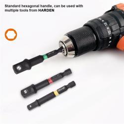 Адаптер шестигранный 1/4x65мм HARDEN (арт. 25-19084631)