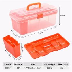 Ящик для инструментов прочный пластиковый переносной (арт. 25-19084750)