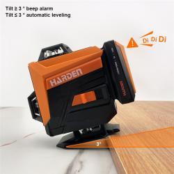 Лазерный уровень 4D16 линий 360° 100FT красный (арт. 25-19084759)