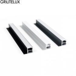 Профиль алюминиевый U-образный 6063 для подсветки шкафов (арт. 25-19084869)