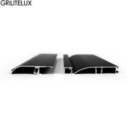 Профиль алюминиевый LED встраиваемый с крышкой и заглушками (арт. 25-19084898)