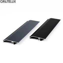 Плинтус алюминиевый черный для кухни (арт. 25-19084903)