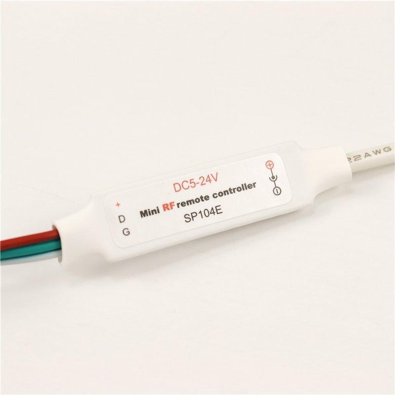 Контроллер RGB LED 2048 пикселей WS2812B с RF пультом 14/17 кнопок (арт. 25-19084924)