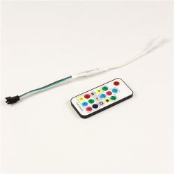Контроллер RGB LED 2048 пикселей WS2812B с RF пультом 14/17 кнопок (арт. 25-19084924)