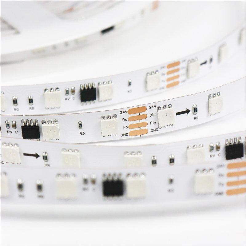 Светодиодная лента RGBic 5050 60 светодиодов/м 12V/24V (арт. 25-19084966)