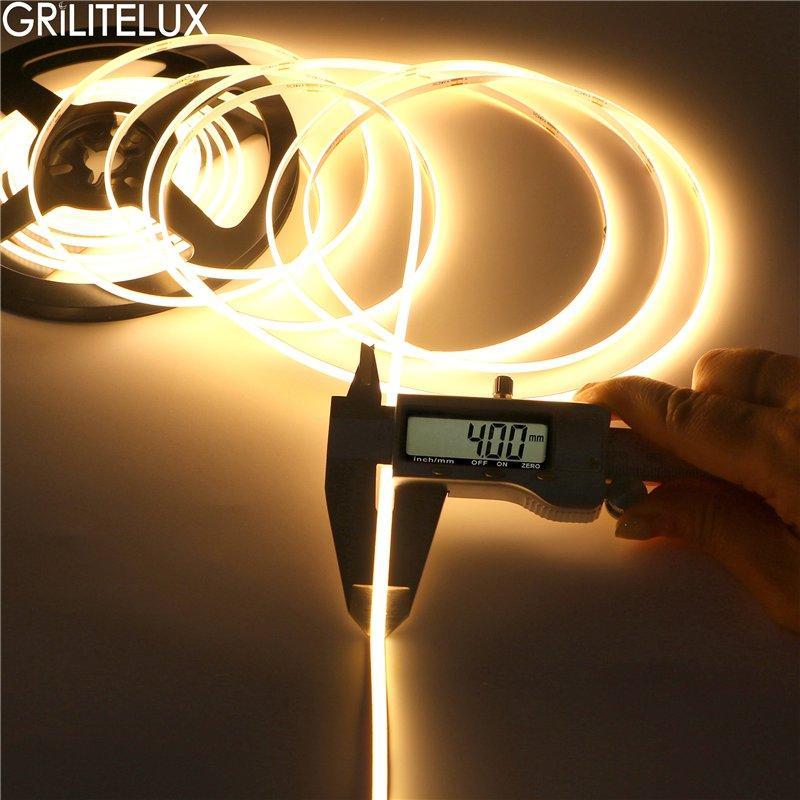 Светодиодная лента COB 3-5мм 12V 24V 10м для улицы (арт. 25-19084977)