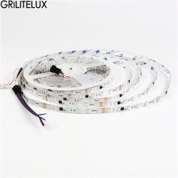 Светодиодная лента RGB SMD5050 60LED/m 12V/24V программируемая (арт. 25-19084978)