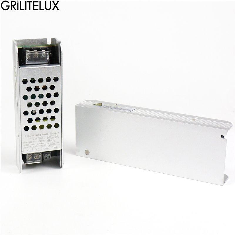 Блок питания LED 12V/24V диммируемый IP20 60W-200W (арт. 25-19085121)