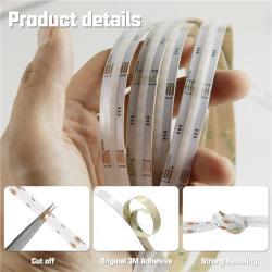 Светодиодная лента 840 LEDS RGBCCT 12мм 24V COB 5м 10м (арт. 25-19085129)