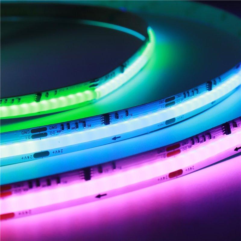 Светодиодная лента RGBIC с адресацией DC12V 24V (арт. 25-19085135)