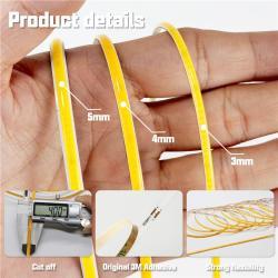 Светодиодная лента COB 12V/24V 3-5мм 2700K-6000K 400-480LEDs/M (арт. 25-19085142)