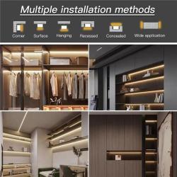 Профиль для светодиодной ленты алюминиевый встраиваемый (арт. 25-19085146)