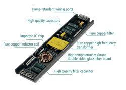 Блок питания светодиодный 220V-12V/24V ультратонкий (арт. 25-19085150)