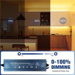 Блок питания 12/24V 100W-300W IP67 для уличного освещения (арт. 25-19085182)