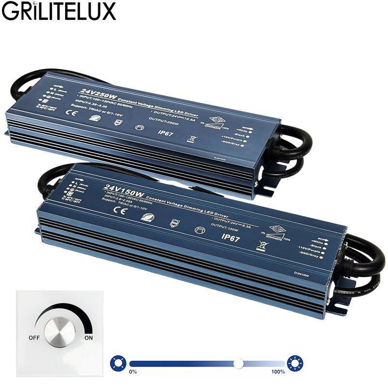 Блок питания светодиодный водонепроницаемый 24V 100W-300W IP67 (арт. 25-19085188)