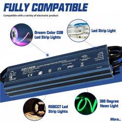 Блок питания светодиодный водонепроницаемый 24V 100W-300W IP67 (арт. 25-19085188)