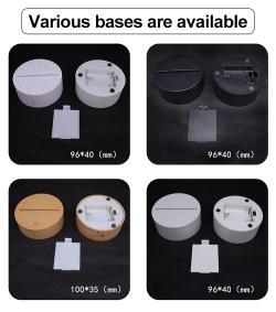 Светодиодная лампа с акриловой 3D подсветкой на батарейках (арт. 25-19085190)