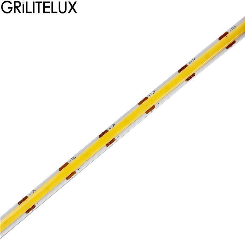 Светодиодная лента 8мм 320LED/м гибкая DC12V/24V для панелей (арт. 25-19085230)