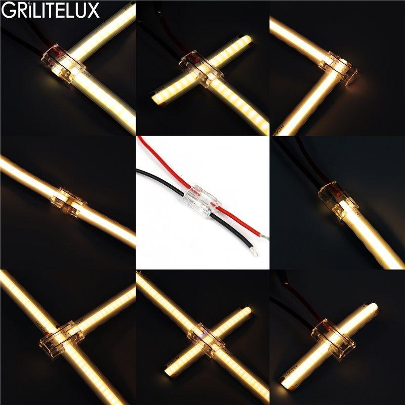 Коннектор для светодиодной ленты 2 Pin 5/8/10мм 9 в 1 (арт. 25-19085258)