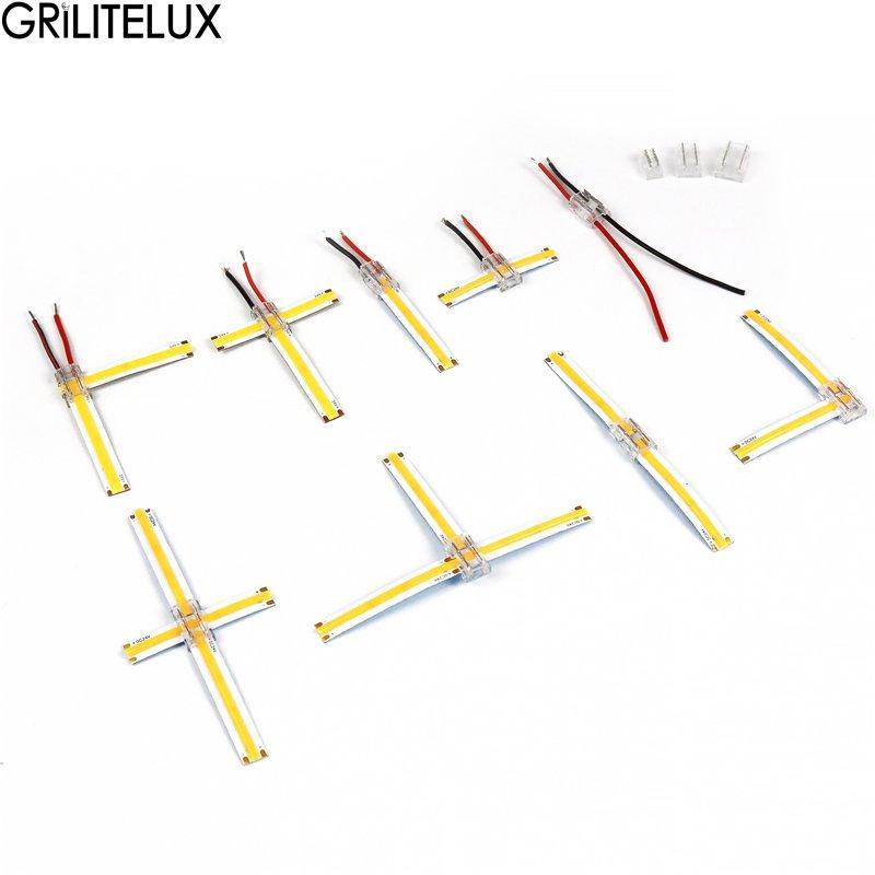 Коннектор для светодиодной ленты 9 в 1 5мм 8мм 10мм L/T/X (арт. 25-19085267)