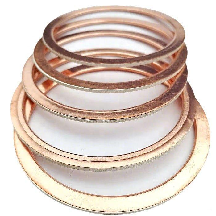 Плоская шайба медная безасбестовая 78.5*92*2.5 для железной дороги (арт. 25-19085424)