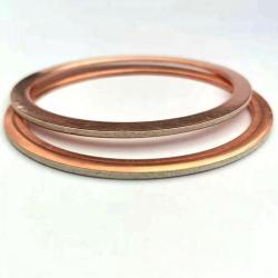 Плоская шайба медная безасбестовая 78.5*92*2.5 для железной дороги (арт. 25-19085424)