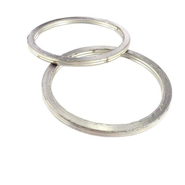 Прокладка для выхлопной трубы автобуса графит-сталь 73*86*5 (арт. 25-19085652)