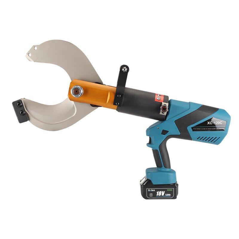 Гидравлический кабелерез XC-120C аккумуляторный для CU/AL кабеля (арт. 25-19086227)