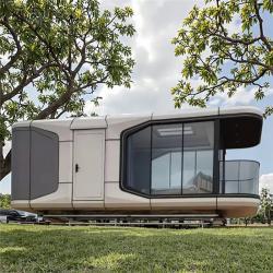 Офисный дом 20ft расширяемый прозрачный модульный для улицы (арт. 25-24110002)