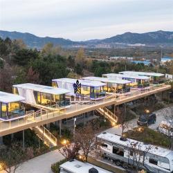 Мобильный дом люкс 2 спальни модульный капсульный отель (арт. 25-24110017)