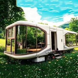 Модульный капсульный дом для кемпинга с комфортной кроватью (арт. 25-24110020)